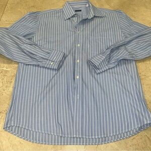 Valentino Garavani Men's Blue Striped Shirt